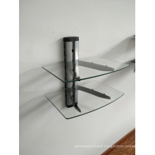 DVD Bracket/Silver Tube with Clear Glass